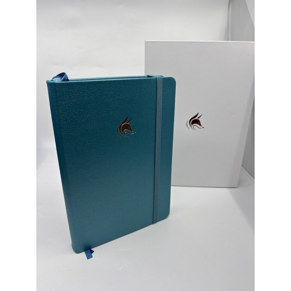 Clever Fox Weekly Planner Premium Edition Teal Undated Goal Organizer Journal
